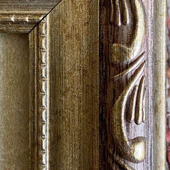 NY Artist Elaine Vollherbst Pampered Yorkie Dog Print Wood Frame Glass Art - Picture 5 of 10